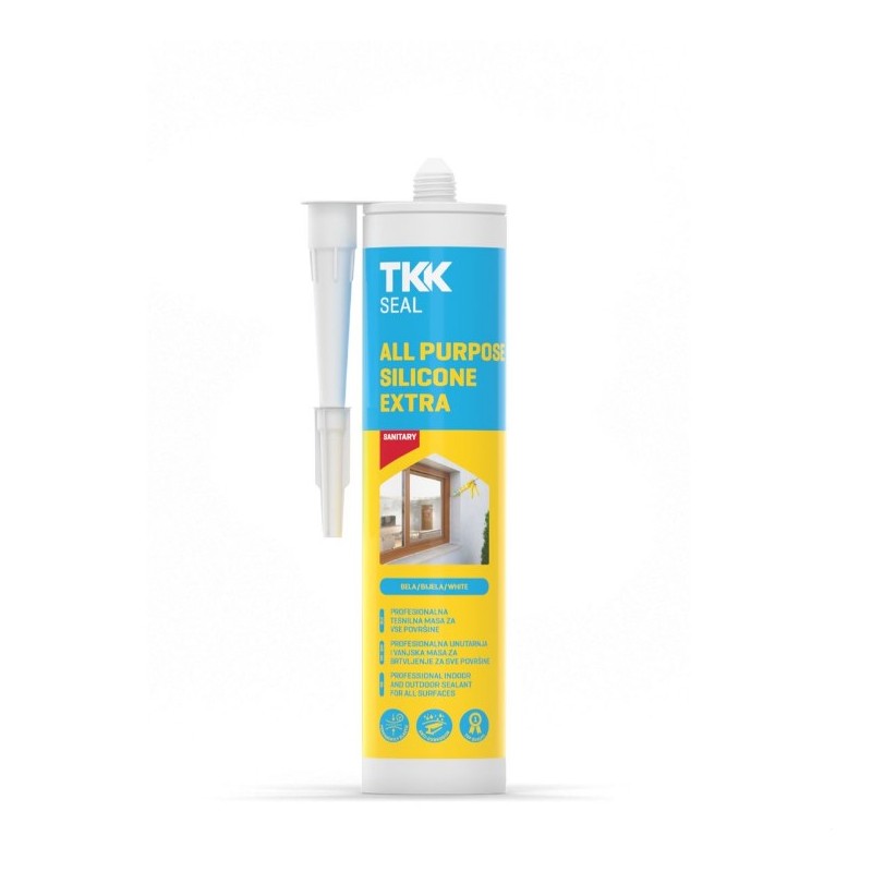 Tkk all purpose silicone extra sanitar neutral