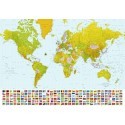 FOTOTAPET MAP OF THE WORLD 280