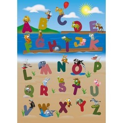 FOTOTAPET ANIMAL ALPHABET  383