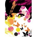 FOTOTAPET FLORAL GIRL  439