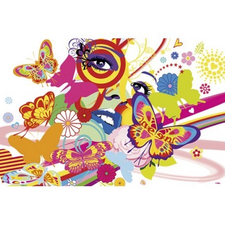 POSTER  RAINBOW FACE  692