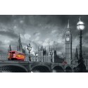 POSTER BUS ON WESTMINSTER BRIDGE 697